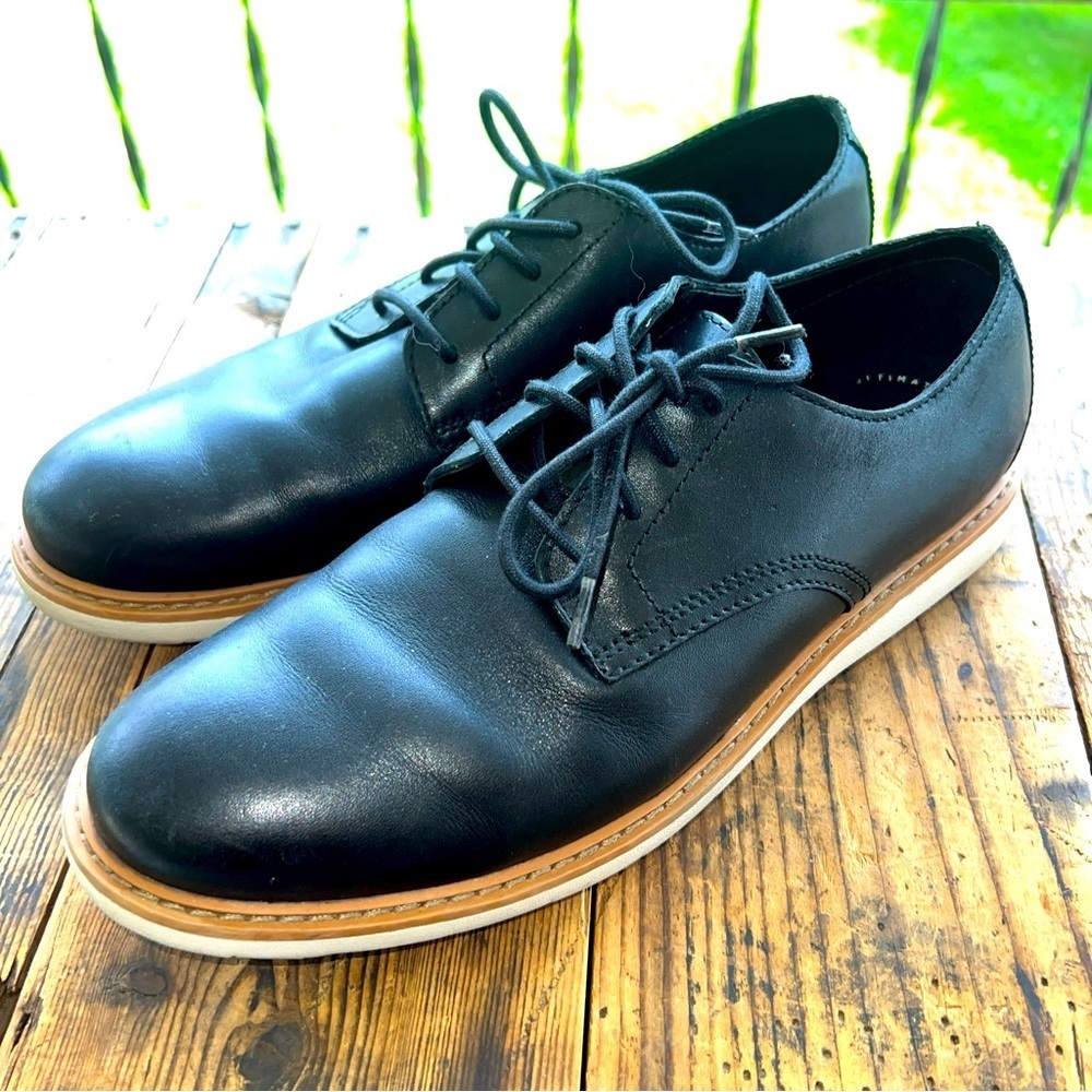 Clarks Men's Draper Lace Oxford Shoes Size 7.5 Black